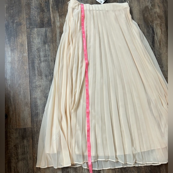 Zara Beige Pleated Skirt - Picture 8 of 8